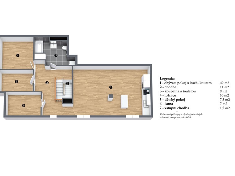 Wohnung 3+kk zum Kauf, 95 m² (19 von 23)