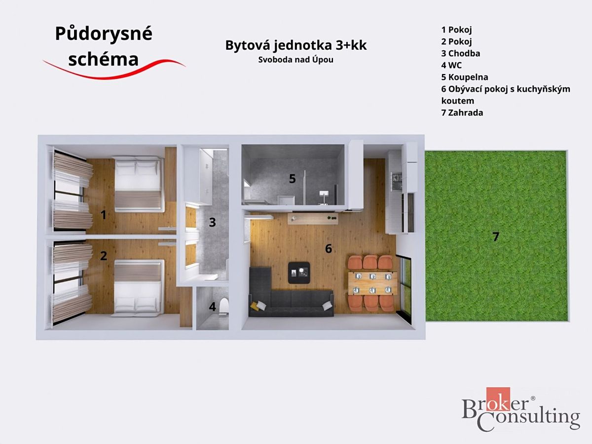 Prodej bytu 3+kk 72 m² – fotografie 2