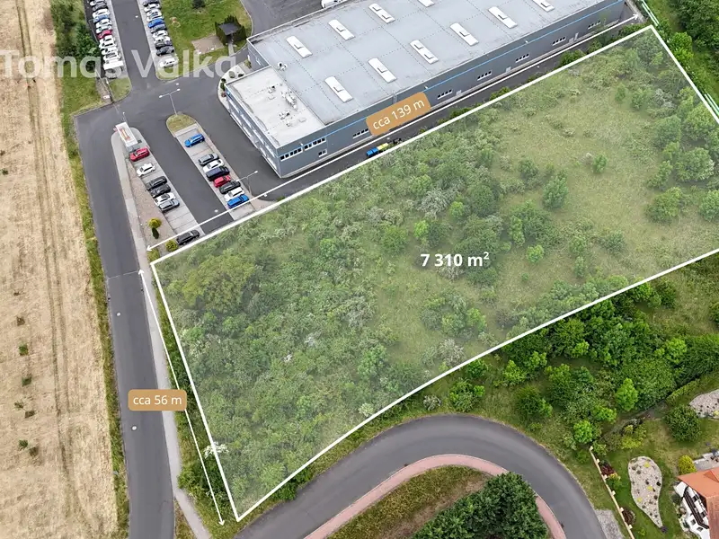 Prodej komerčního pozemku 7310 m², Jirkov – náhled fotky 2