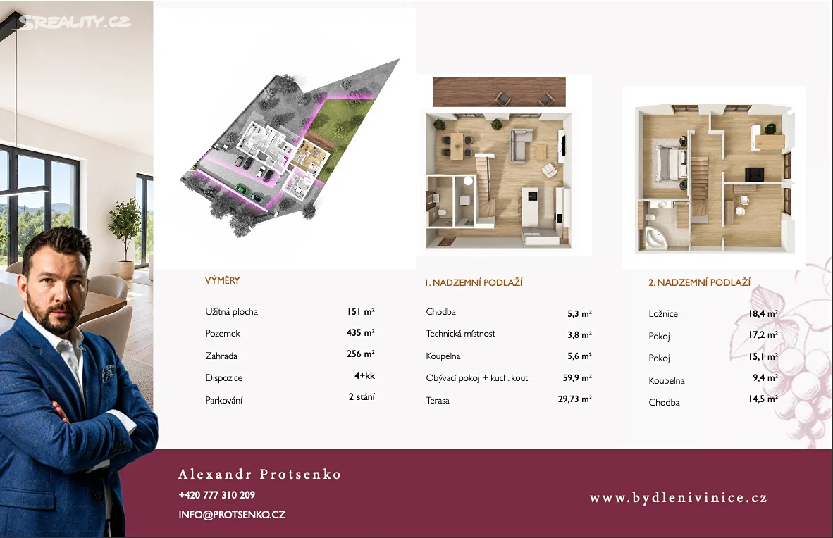 Prodej rodinného domu 151 m², pozemek 435 m² – pohled 6