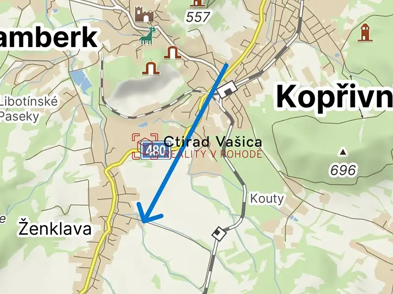 Prodej stavebního pozemku 3760 m², Ženklava – náhled fotky 3