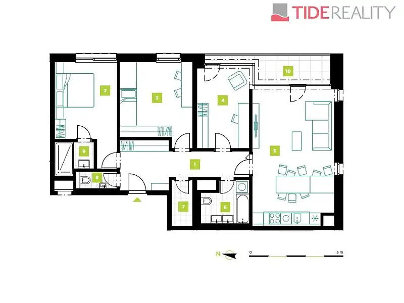 Prodej bytu 4+kk 113 m², Beroun – náhled fotky 3