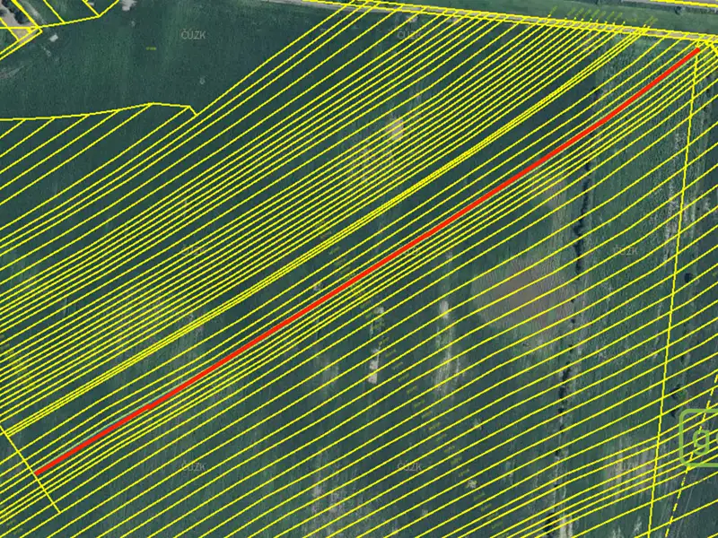 Prodej pole 370 m², Hrušky – náhled fotky 3