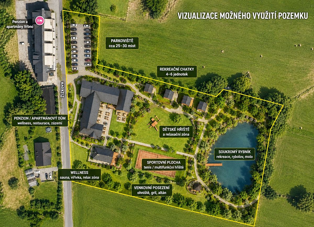 Prodej komerčního pozemku 8619 m²