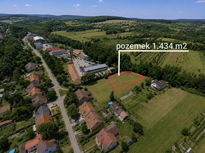 Prodej  stavebního pozemku 1 434 m²