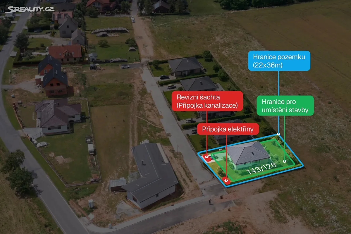 Prodej stavebního pozemku 810 m² - Widok 6