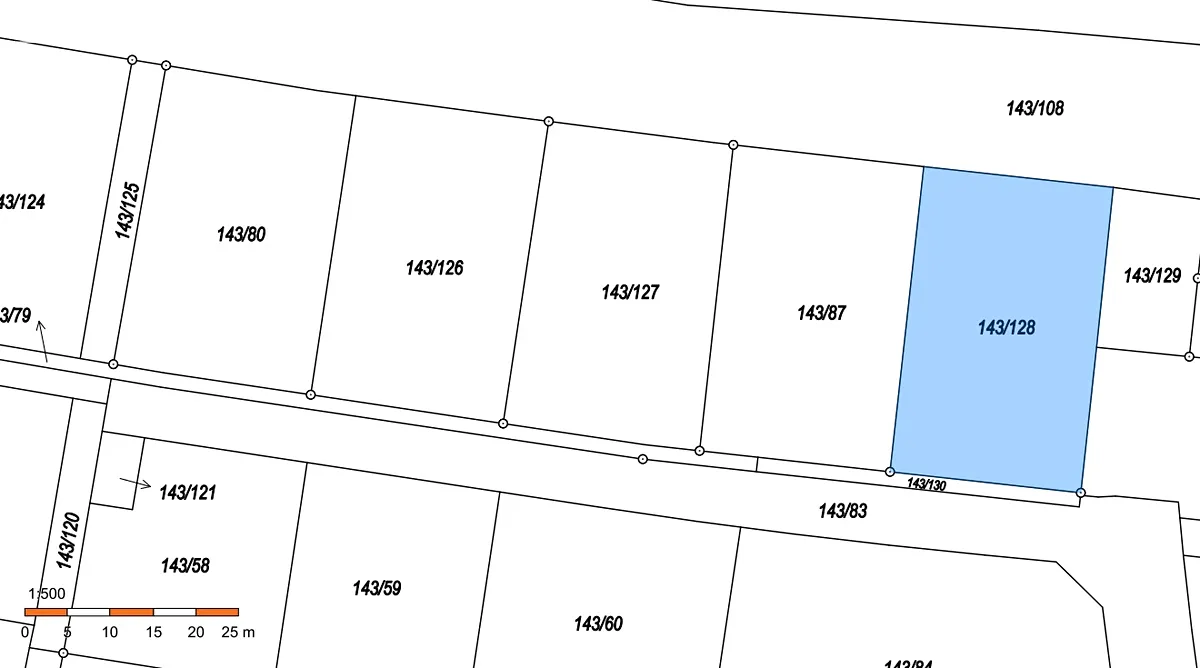Prodej stavebního pozemku 810 m² - Więcej