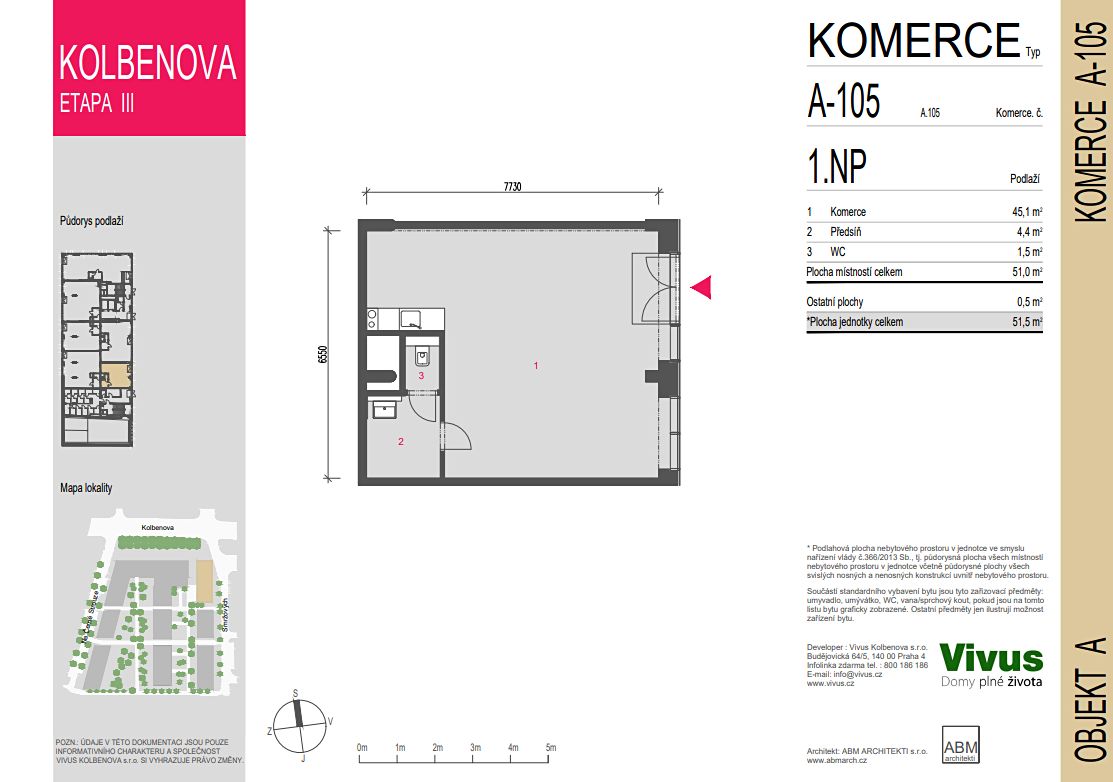 Prodej obchodního prostoru 52 m² – fotografie 2