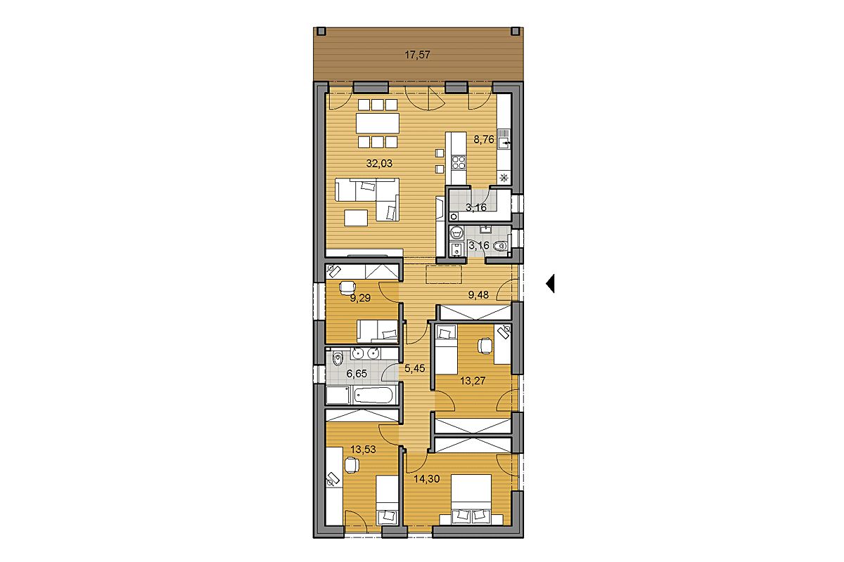 Prodej rodinného domu 119 m², pozemek 1146 m² – fotografie 5