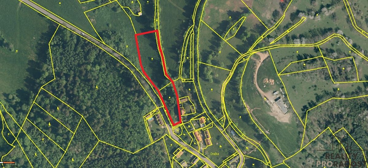 Prodej stavebního pozemku 4965 m², Nechvalice – fotka 1 z 3