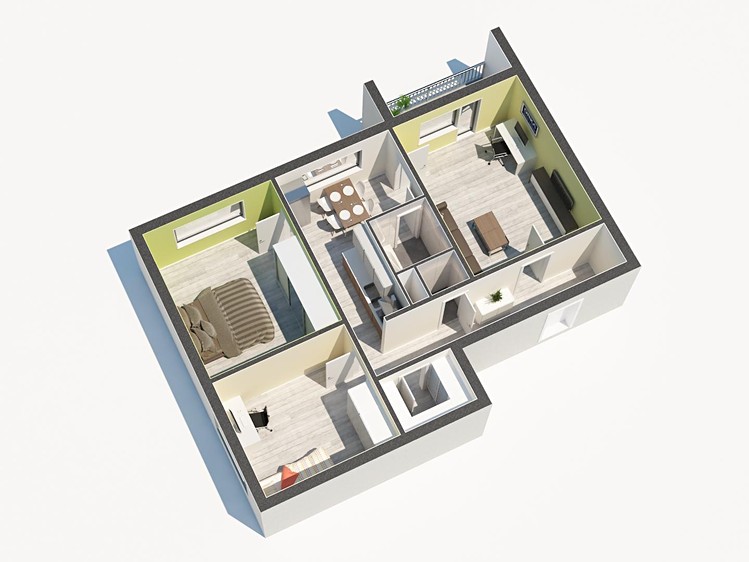 Квартира 3+1 на продаж, 71 м² (19 з 19)