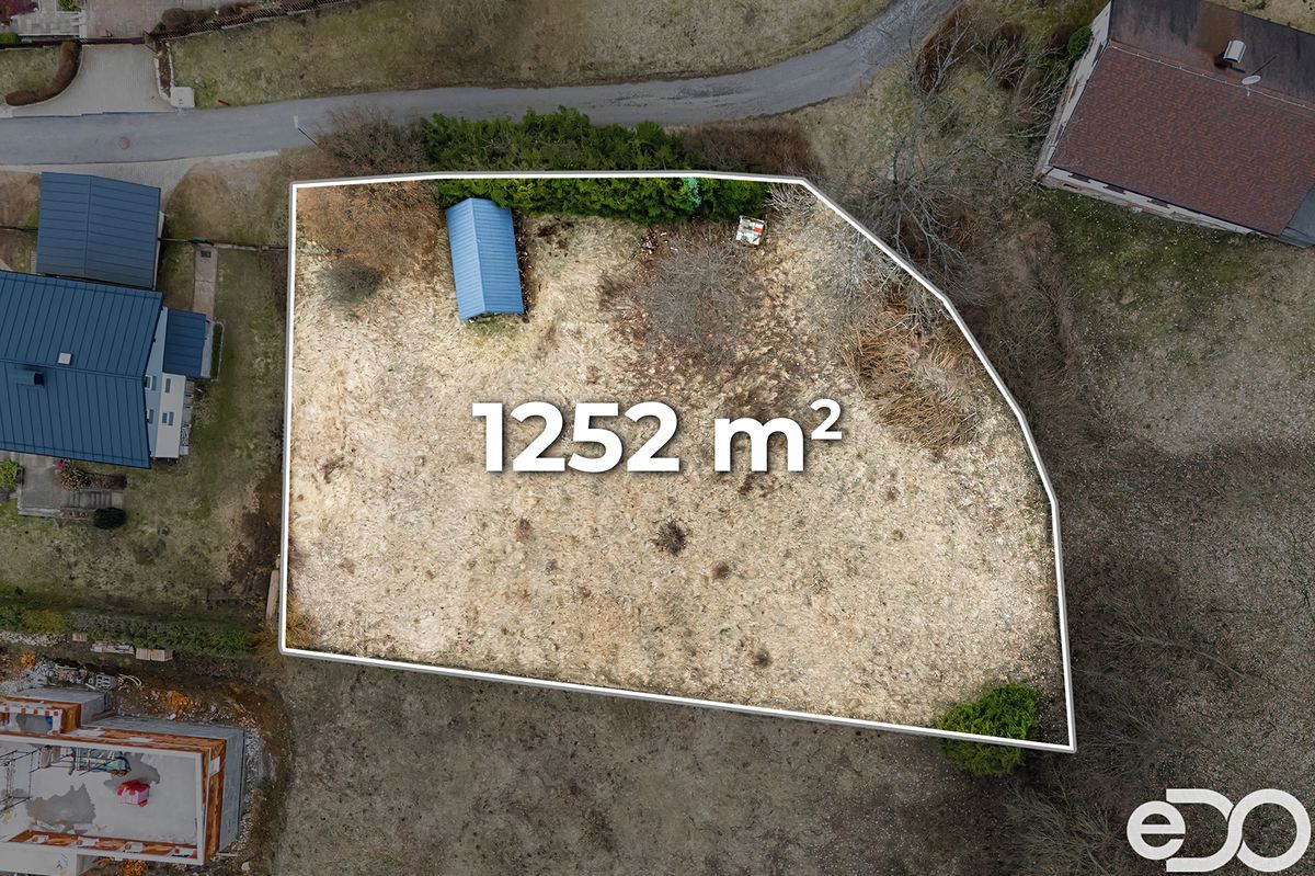 Prodej stavebního pozemku 1252 m² – fotografie 5