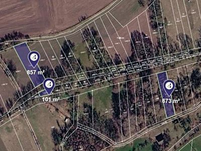 Prodej pole 1631 m²
