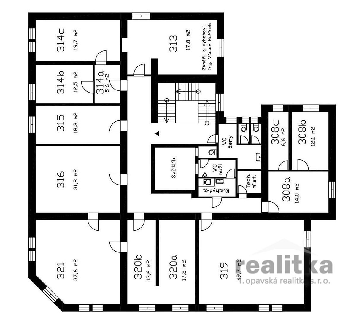 Pronájem kanceláře 220 m² – fotografie 3
