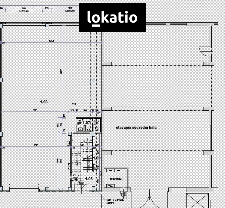 Pronájem skladového prostoru 418 m² – pohled 2