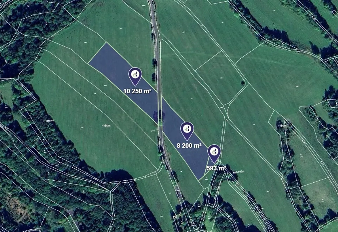 Prodej pole 19043 m²