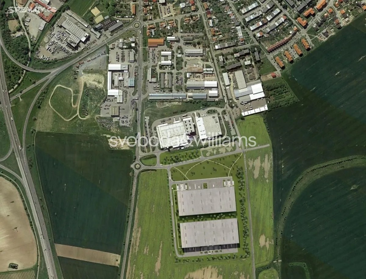 Pronájem výrobní haly, prostoru 4500 m², Hustopeče