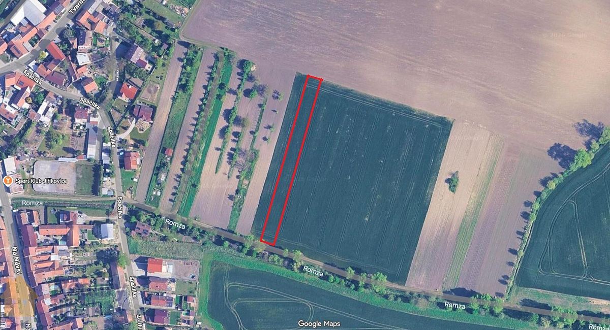 Prodej stavebního pozemku 1854 m², Jiříkovice – fotka 1 z 3