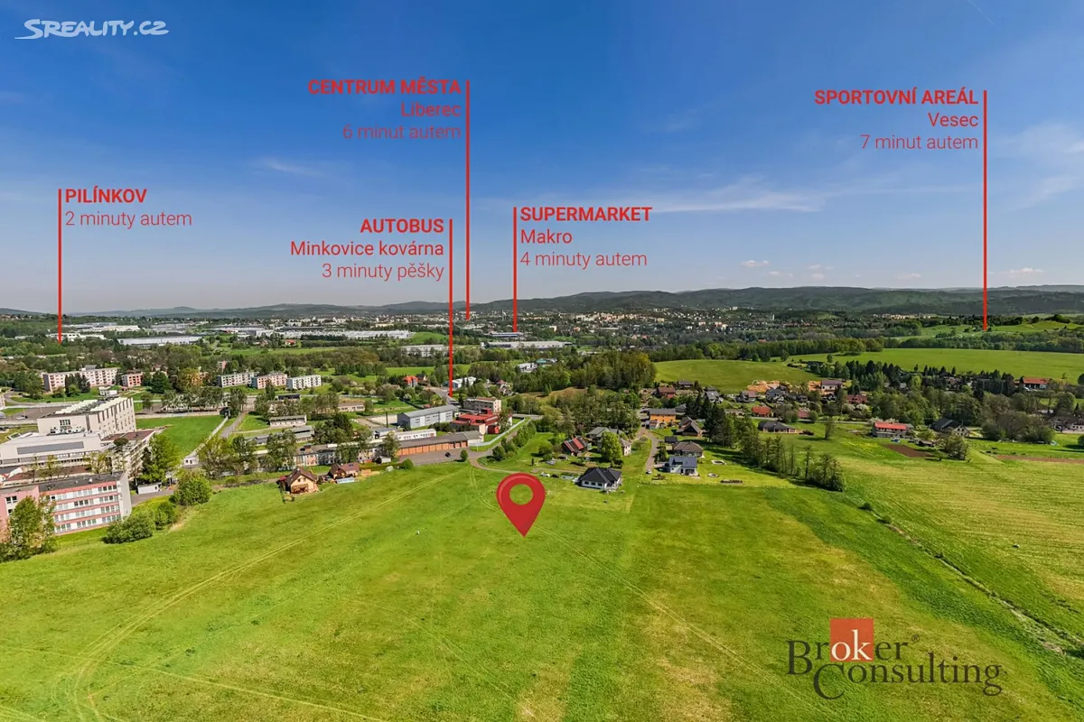 Prodej stavebního pozemku 1333 m² - Widok 5