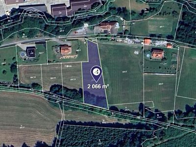 Prodej stavebního pozemku 2066 m²
