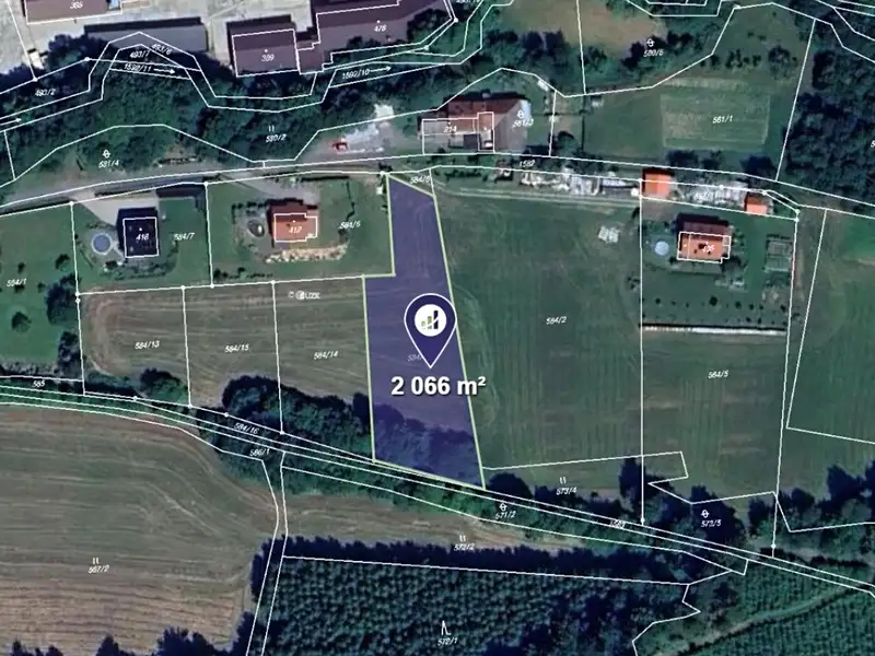 Prodej stavebního pozemku 2066 m², Prlov – náhled fotky 1