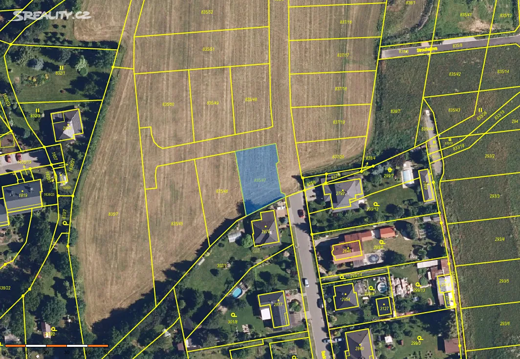 Prodej stavebního pozemku 557 m², Litovel