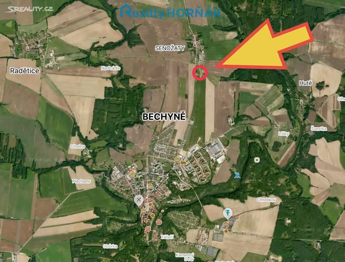 Prodej stavebního pozemku 1813 m²