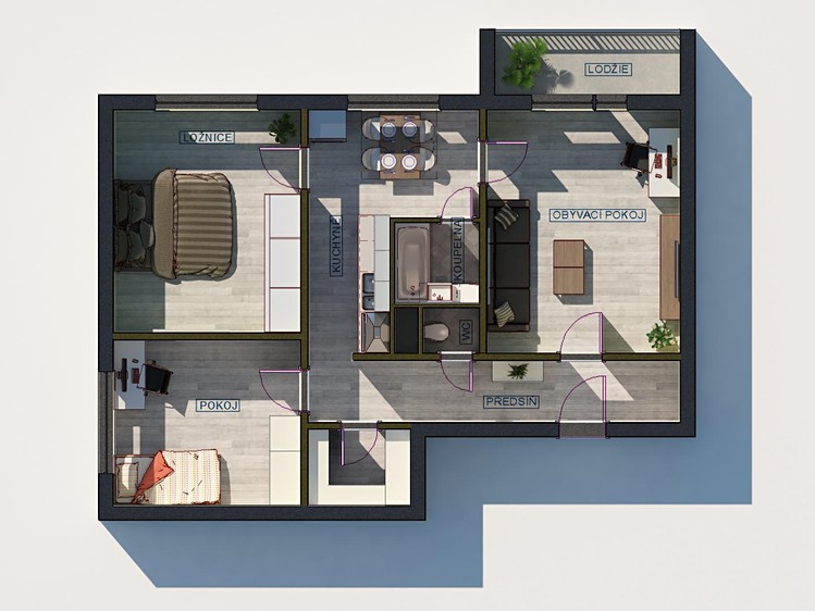 Квартира 3+1 на продаж, 71 м² (18 з 19)