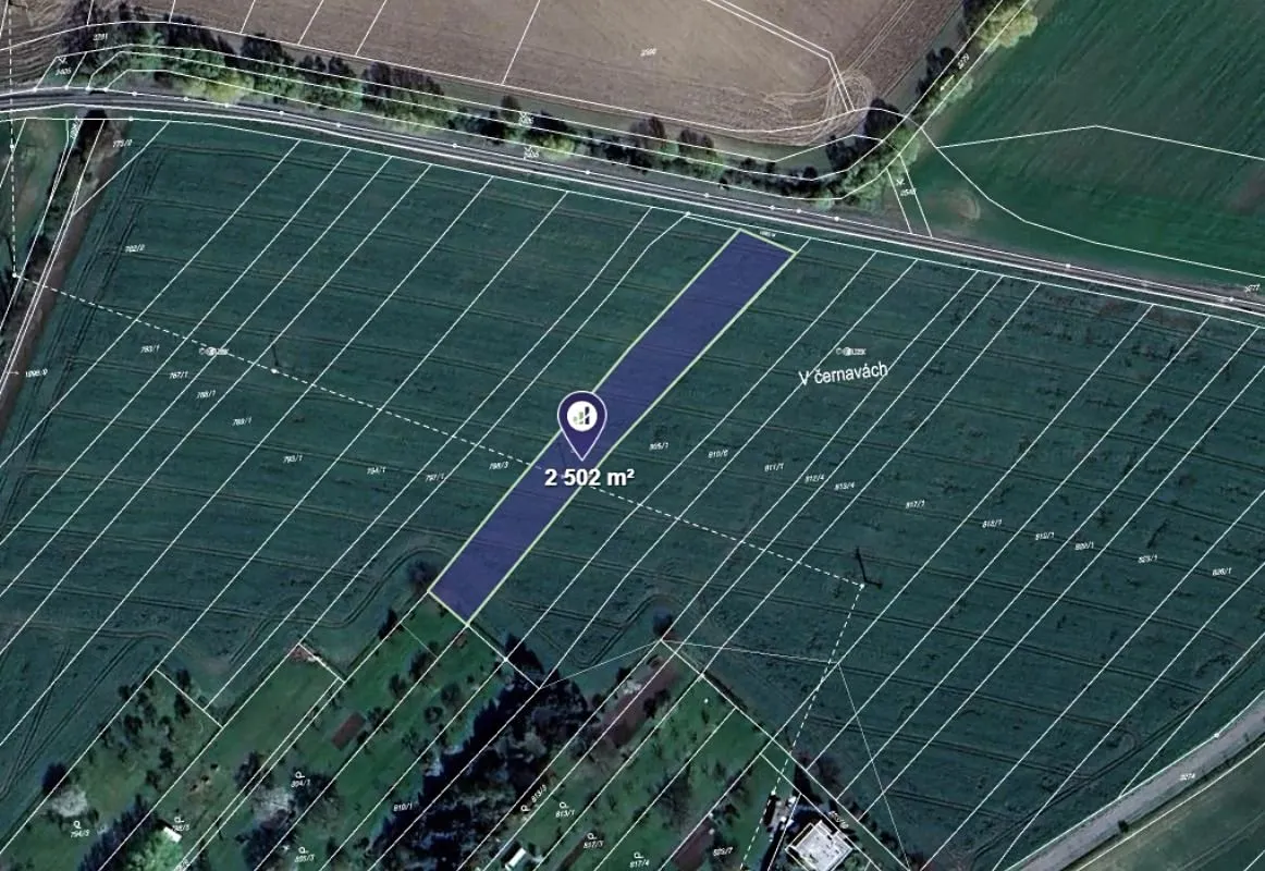 Prodej pole 2502 m²