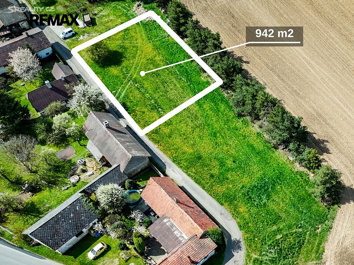 Prodej stavebního pozemku 942 m², Třebsko
