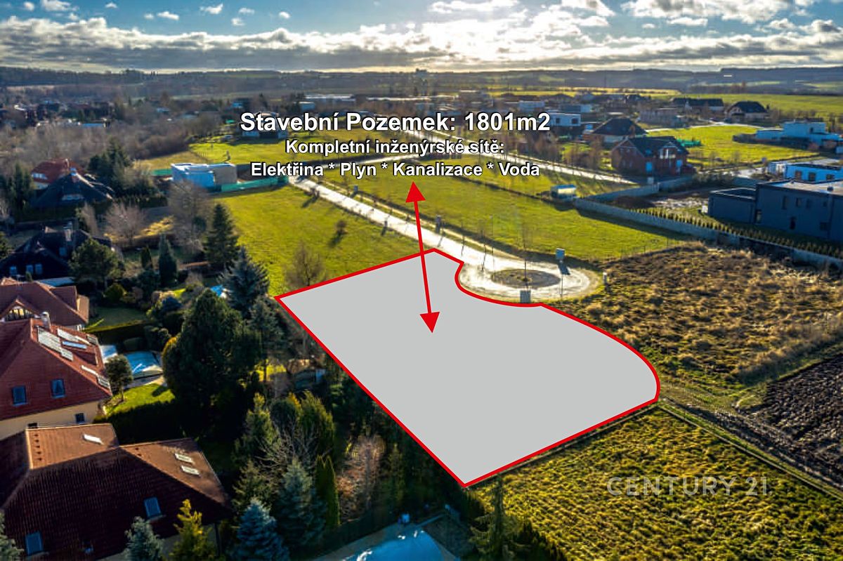 Prodej stavebního pozemku 1801 m² – fotografie 2
