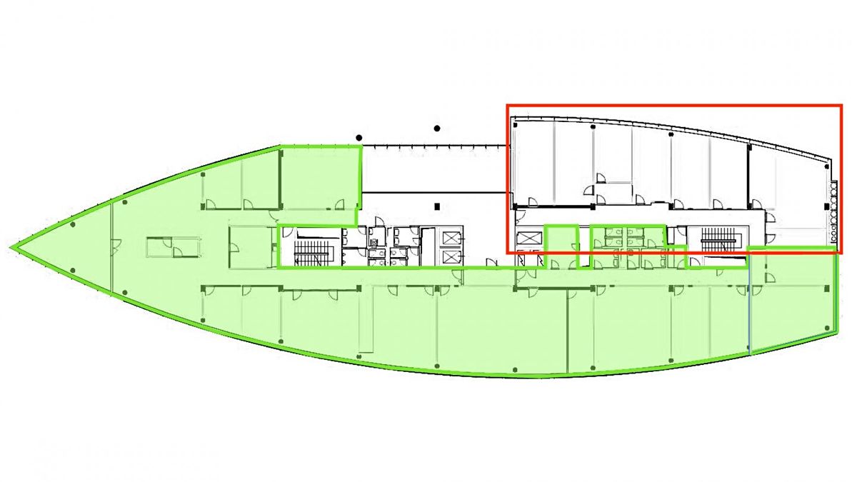 Pronájem kanceláře 319 m² – fotografie 3