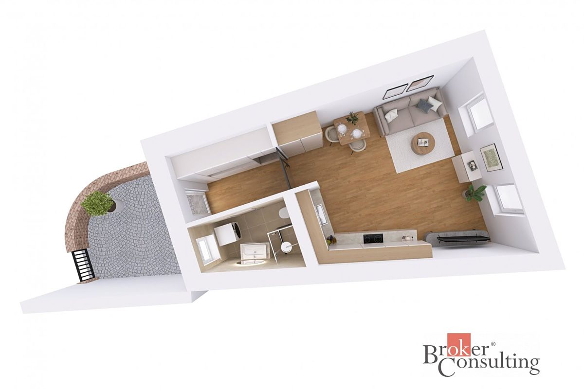 Prodej bytu 1+kk 34 m² – fotografie 2