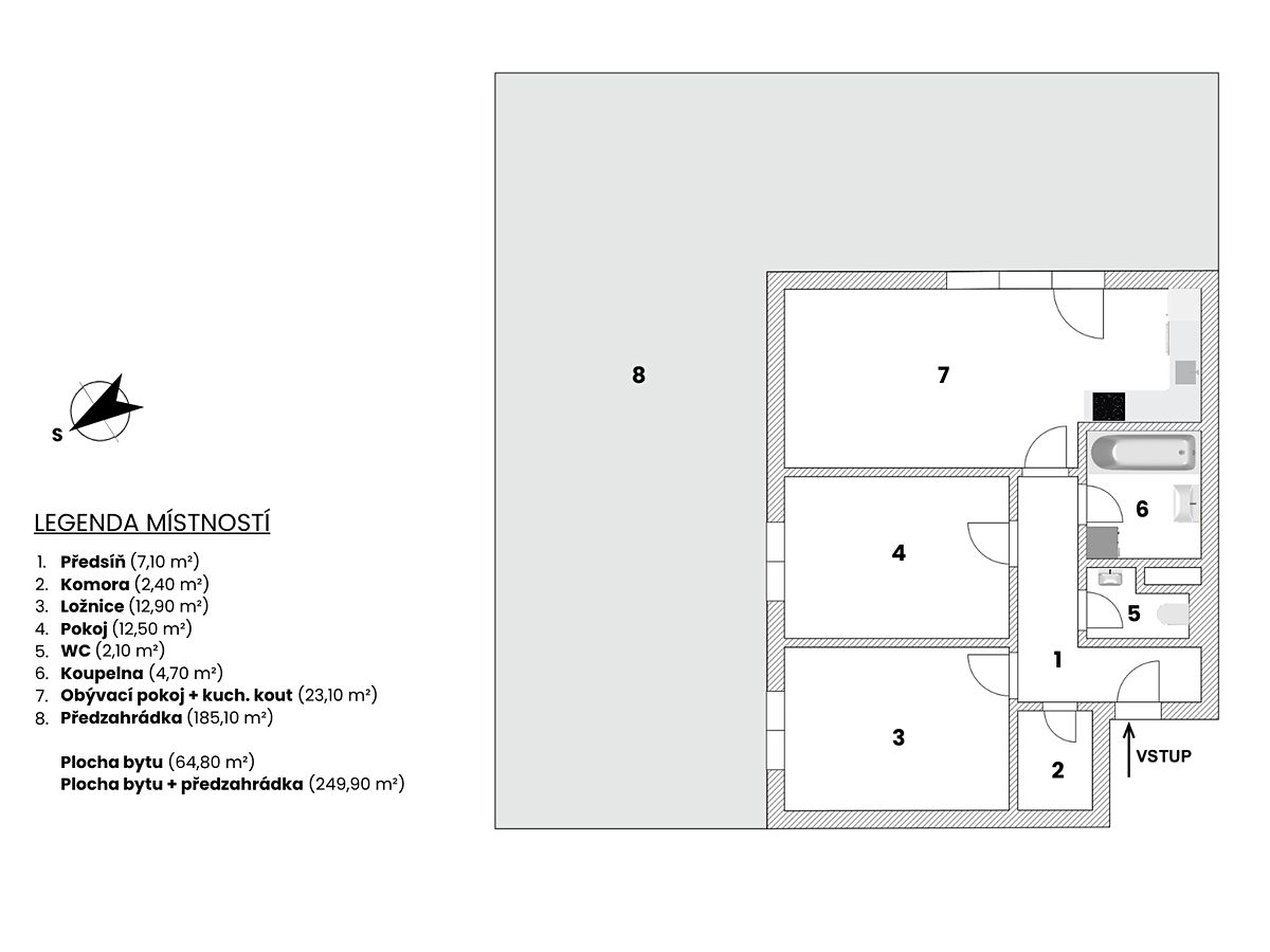 Prodej bytu 3+kk 64 m² – fotografie 5