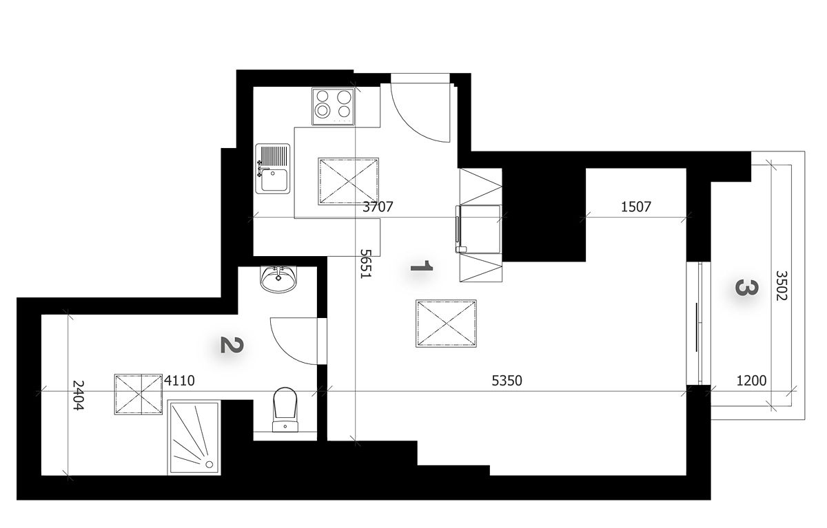 Prodej bytu 1+kk 42 m² – fotografie 5