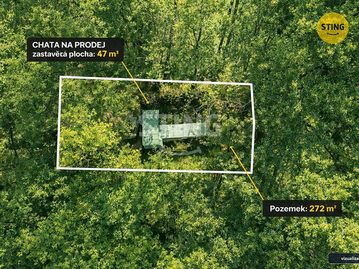 Prodej chaty 62 m², pozemek 319 m² – fotografie 3
