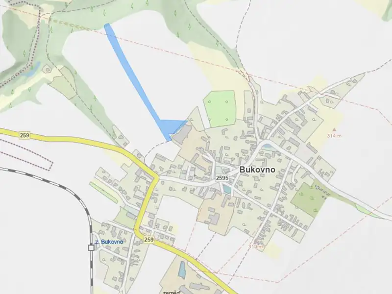 Prodej pole 279657 m², Bukovno – náhled fotky 2