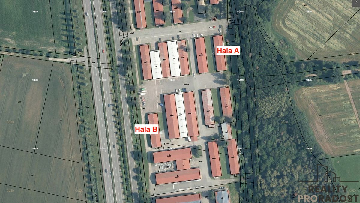 Pronájem skladového prostoru 688 m²
