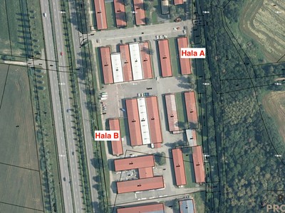 Pronájem skladového prostoru 688 m²