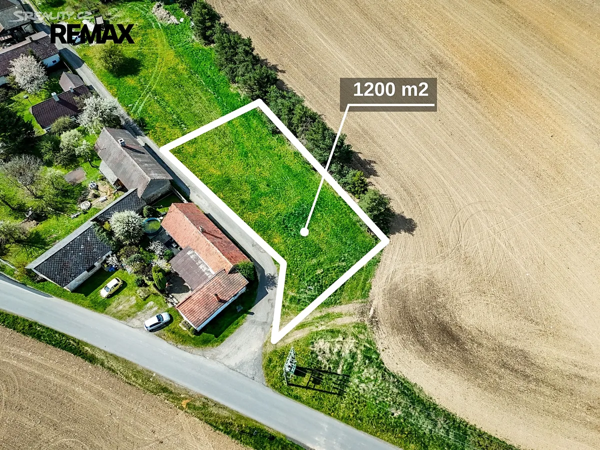 Prodej stavebního pozemku 1200 m² - Widok 3