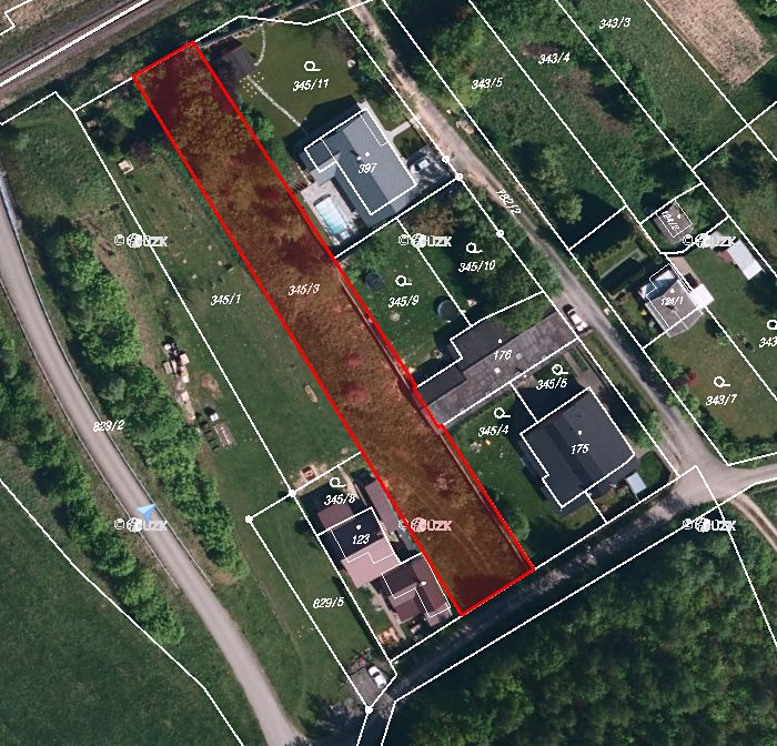 Prodej stavebního pozemku 1477 m² – fotografie 3