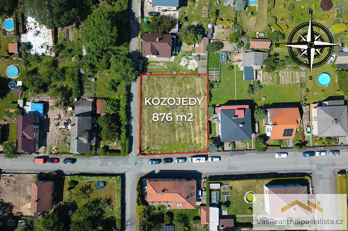 Prodej stavebního pozemku 876 m²