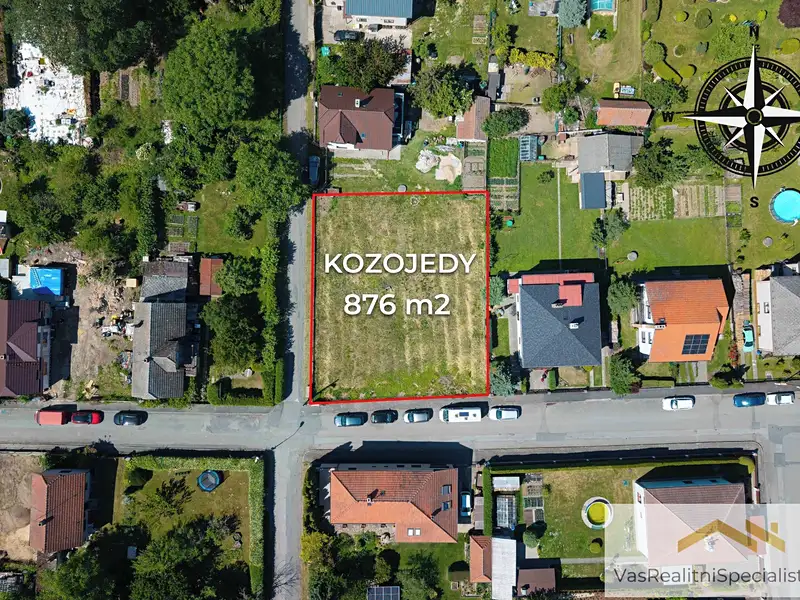 Prodej stavebního pozemku 876 m², Kozojedy – náhled fotky 1