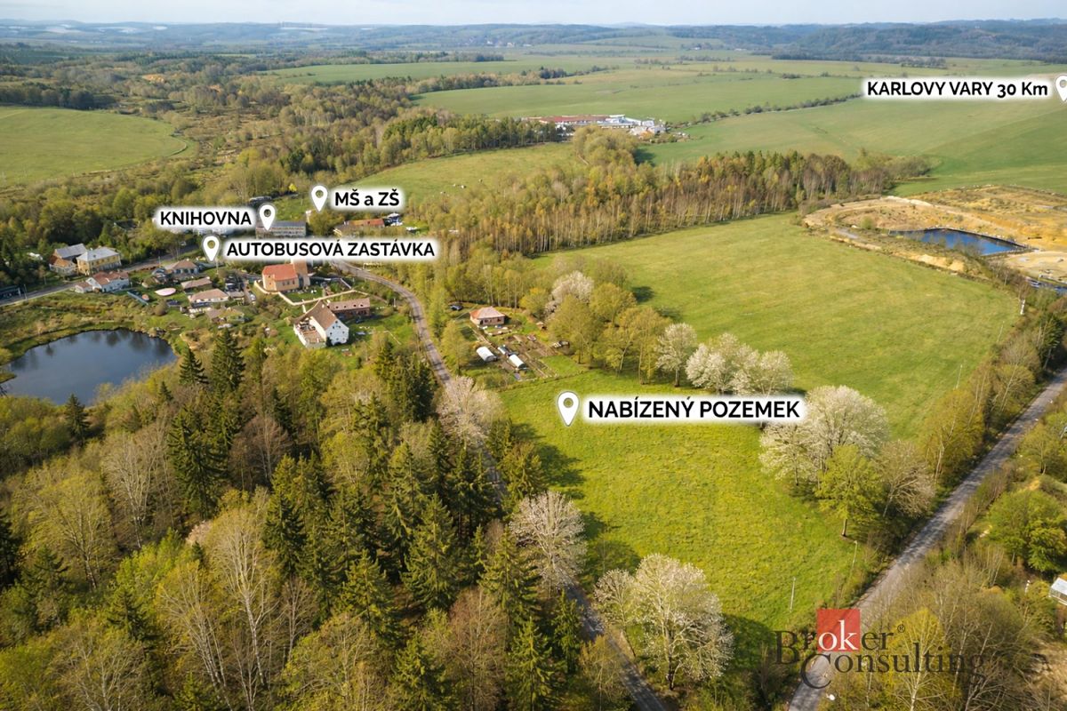 Prodej stavebního pozemku 1200 m² – fotografie 2