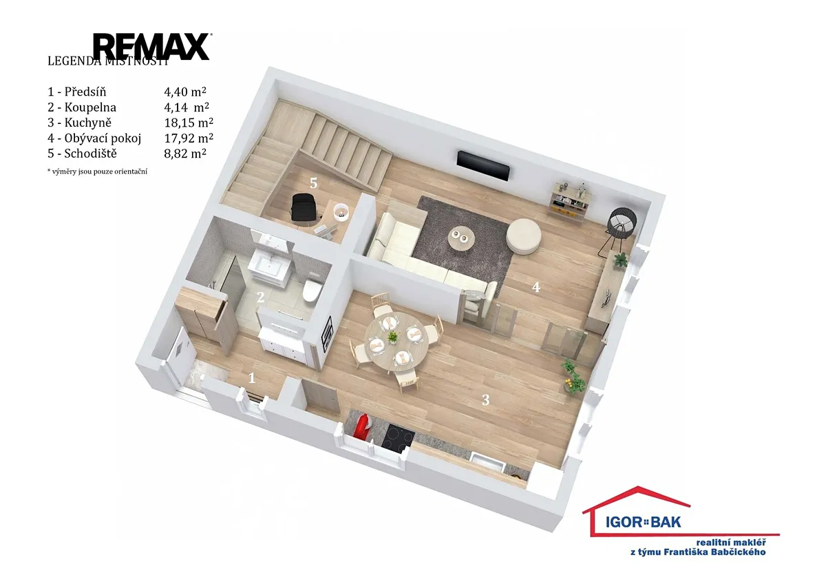 Prodej bytu 3+kk 105 m² – pohled 3