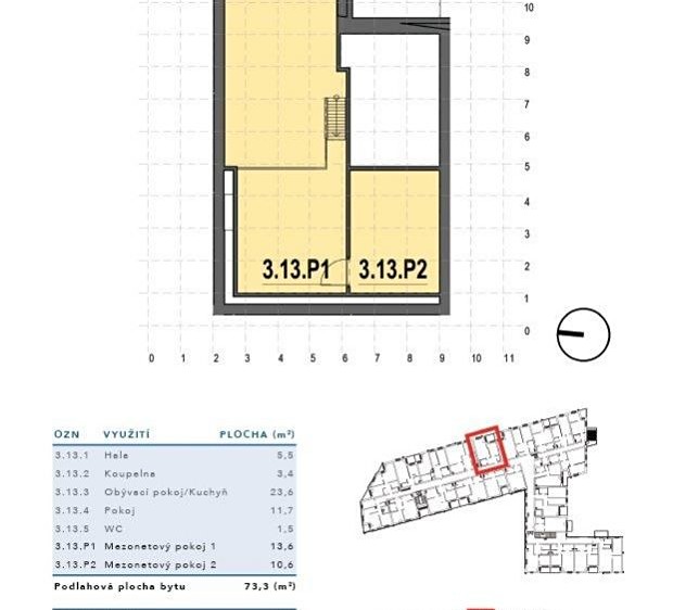 Квартира 3+kk на продаж, 73 м² (8 з 21)