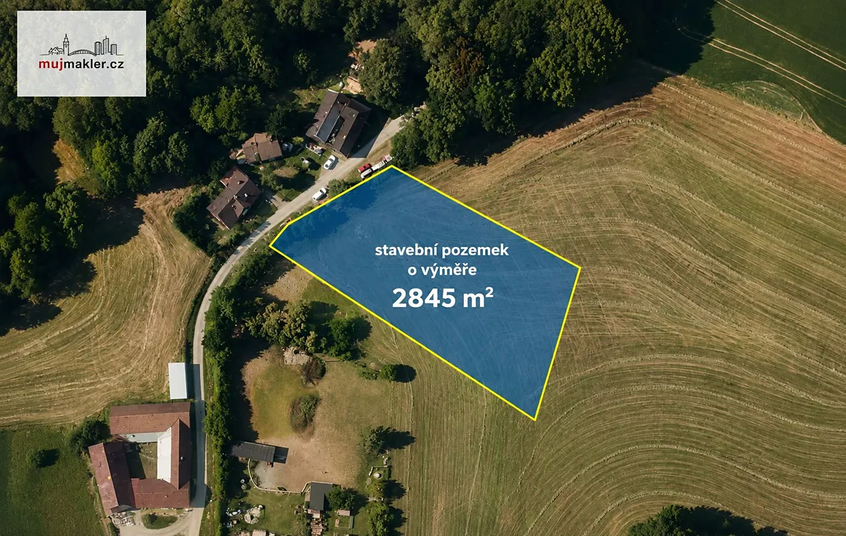 Prodej stavebního pozemku 2845 m²