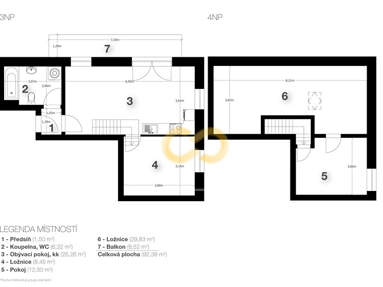 Prodej bytu 2+kk, 94 m² (4 z 20)