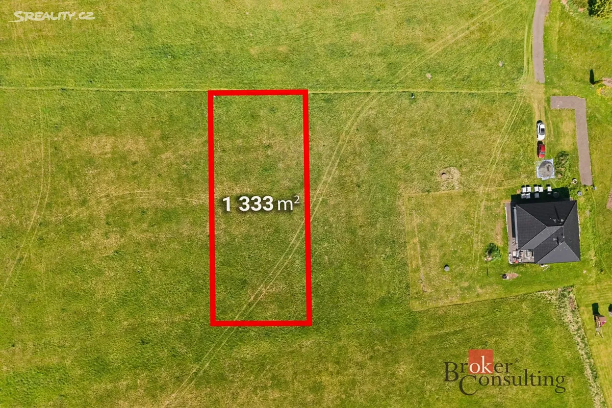 Prodej stavebního pozemku 1333 m² - Widok 6