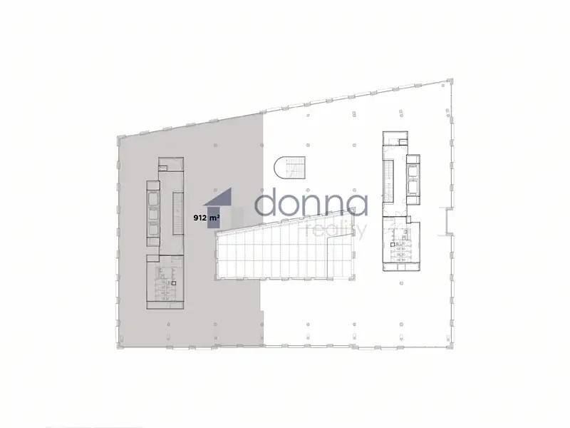 Pronájem kanceláře 912 m², Praha – náhled fotky 2